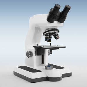 现代数字显微镜3d 渲染