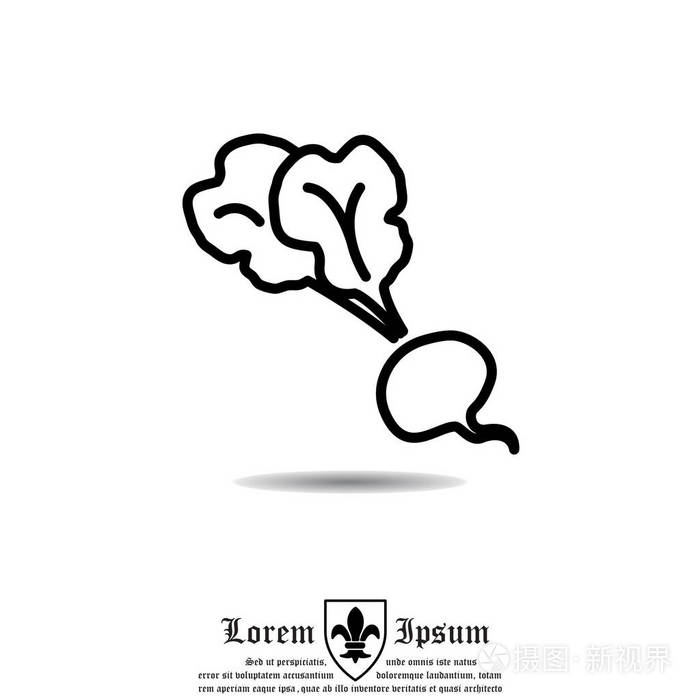 甜菜根线图标插画-正版商用图片0ggd23-摄图新视界