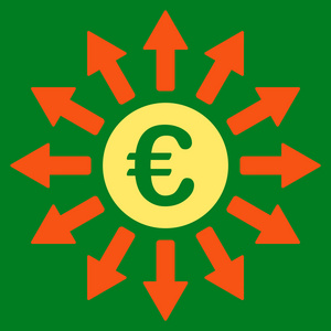 欧元付款图标