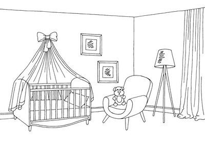 婴儿全身素描图片-婴儿全身素描素材-婴儿全身素描插画-摄图新视界