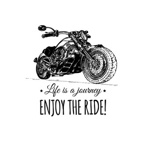 复古摩托车会徽图片