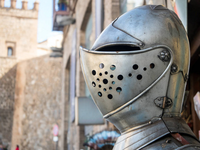 历史名城托莱多的中世纪盔甲西班牙