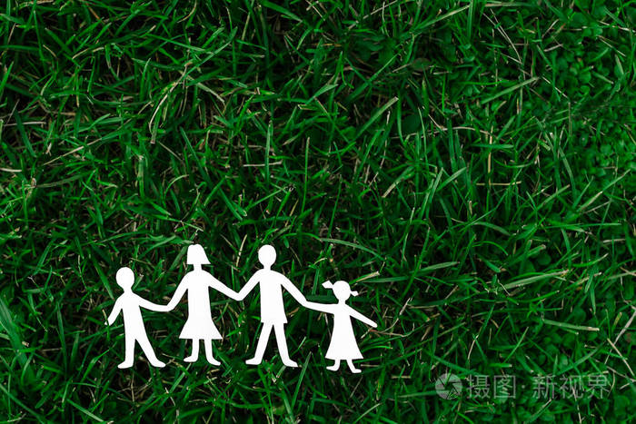 四人的幸福家庭照片-正版商用图片0ghljr-摄图新视界