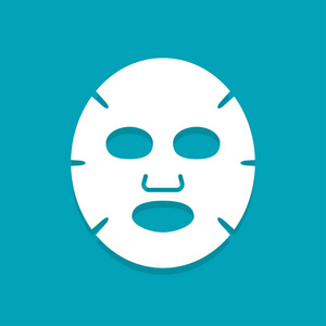 面膜图标标志矢量符号设计卡通亮黄色的香蕉.有机和健康的产品.