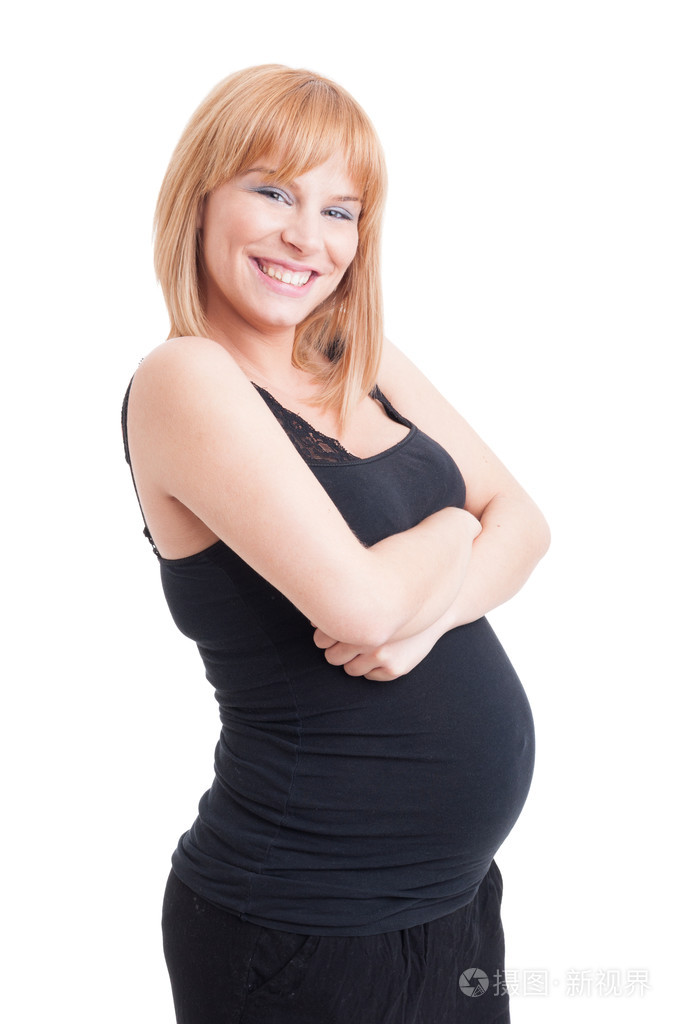 大肚皮可爱年轻漂亮未来妈妈