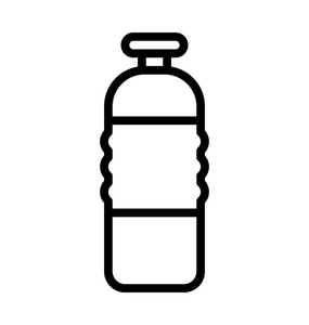 水瓶子矢量图标图片