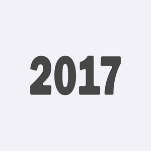 2017 矢量图标。现代平象形的互联网概念。趋势