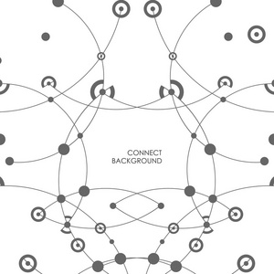 带有线条和点的抽象背景。创意设计为您