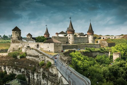 Kamenetz波多斯克中世纪城堡要塞
