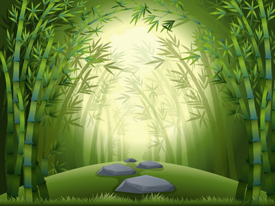 竹林背景图片-竹林背景素材-竹林背景插画-摄图新视界