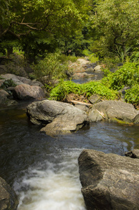 在泰国 klong lan 瀑布国家公园