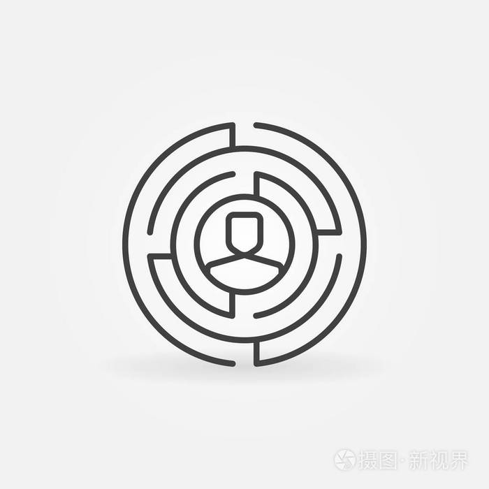 圆形迷宫大纲图标