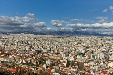 从 Akropolis 看雅典城