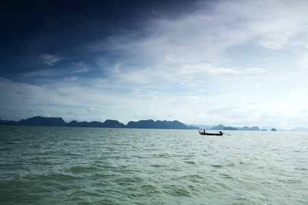 海景观宁静的海湾