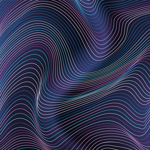 抽象的波浪线背景.条纹的纺织模仿照片