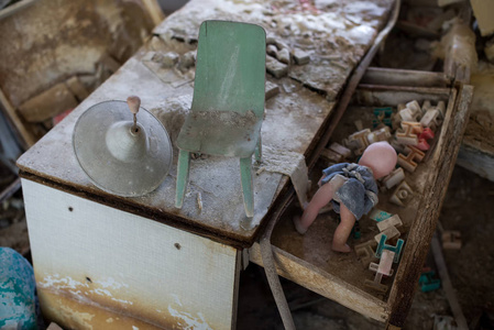 鬼娃娃花子普里皮亚季, 切尔诺贝利禁区的废弃幼儿园里的一个坏娃娃.