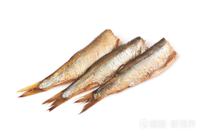 在白色的鲱鱼