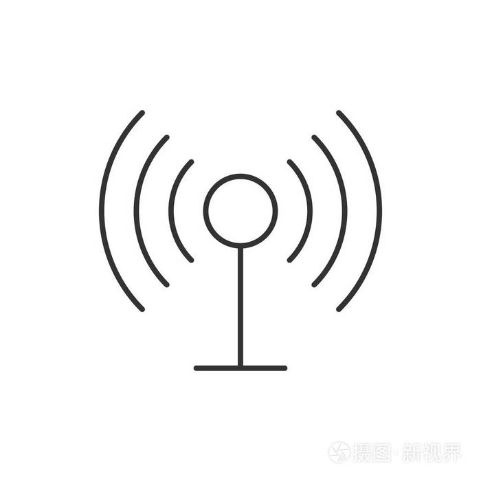 无线电天线无线图标