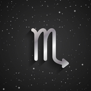 天蝎宫符号图片