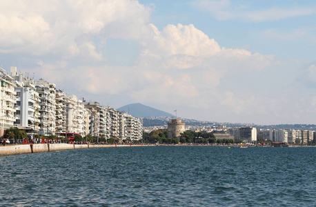 美丽的景色，萨洛尼卡，Chalkidiki