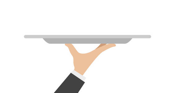 侍者托盘地球图片