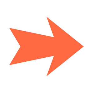 下来的指针箭头图标按钮指针上的方向标平风格照片