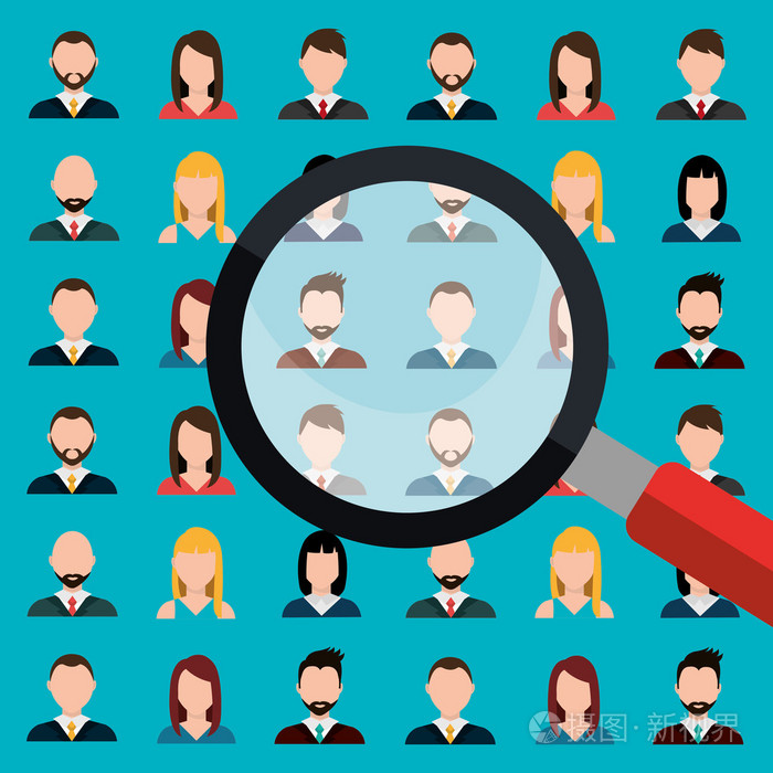 寻找工作机会设计人插画-正版商用图片0glalv-摄图新视界