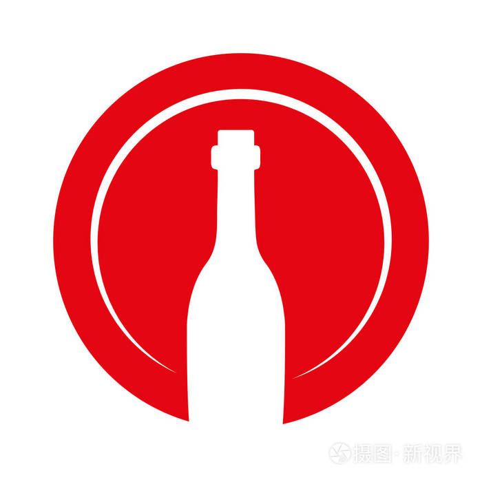 酒瓶装饰图标