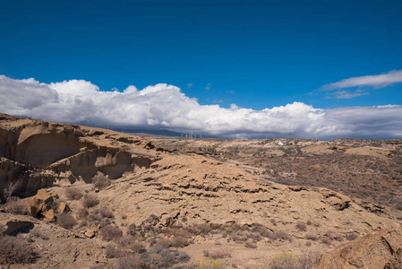 西班牙加那利群岛南特内里费群岛 Desertic 景观