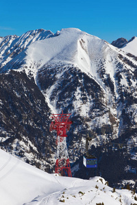 高山滑雪度假村坏 hofgastein奥地利