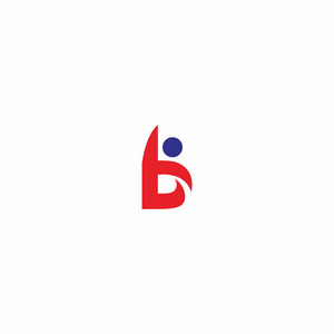 字母 b 人标志