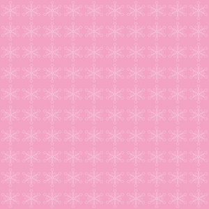 粉色的雪花模式