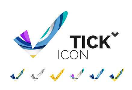 抽象的刻度线标志设计图片