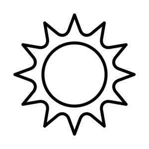 太阳简单图标