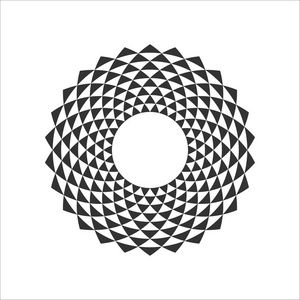 圆形分形设计单元照片