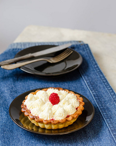 奶油馅覆盆子 tartlets