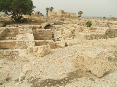 罗马废墟凯撒利亚在以色列