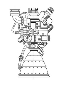 火箭发动机设计。可作为高技术工程开发和研究的例证