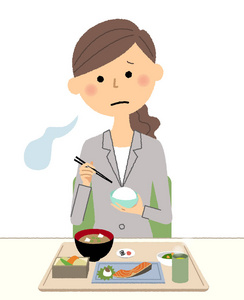 胃腐烂女实业家, 厌食症/这是一个厌食的商人的例证照片