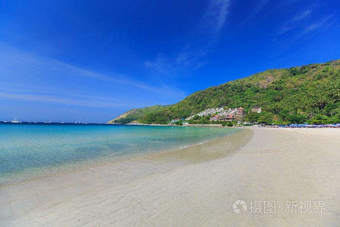 在海岛在泰国普吉岛海滩