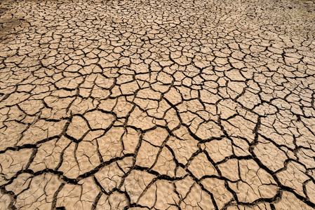 破解土地破解的干旱土地照片