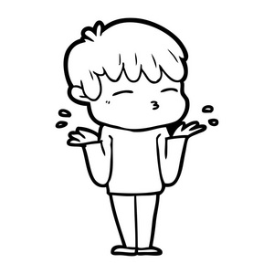 好奇男孩图片-好奇男孩素材-好奇男孩插画-摄图新视界