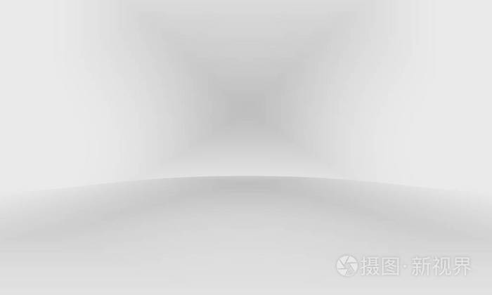 空圆形深灰色渐变与黑色实心插图灯光工作室墙和地板背景良好的使用