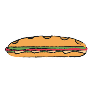 三明治图标图像