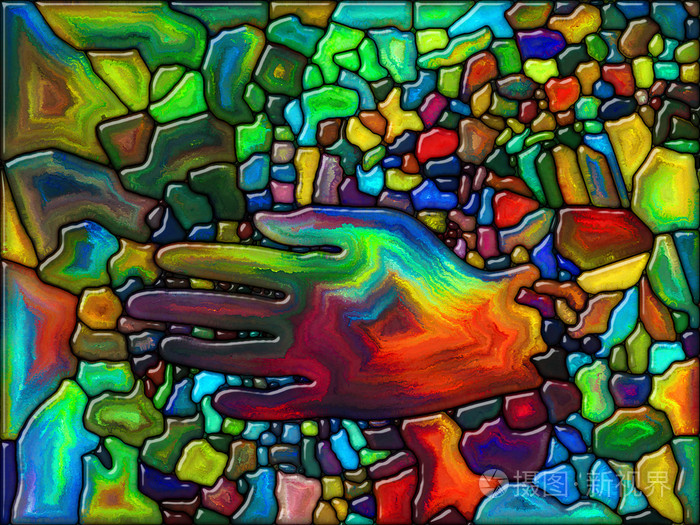 隐喻的图案背景