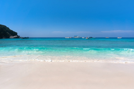 海滩加勒比海的沙