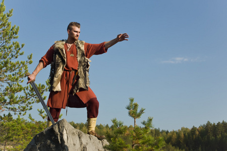 北欧的勇士照片