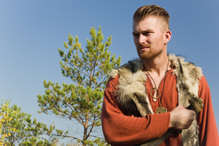 维京人的脸图片