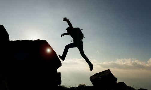 信念毅力成功步骤和稳定性照片