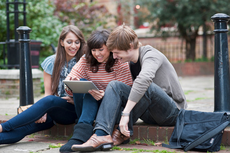 外国人交流图片